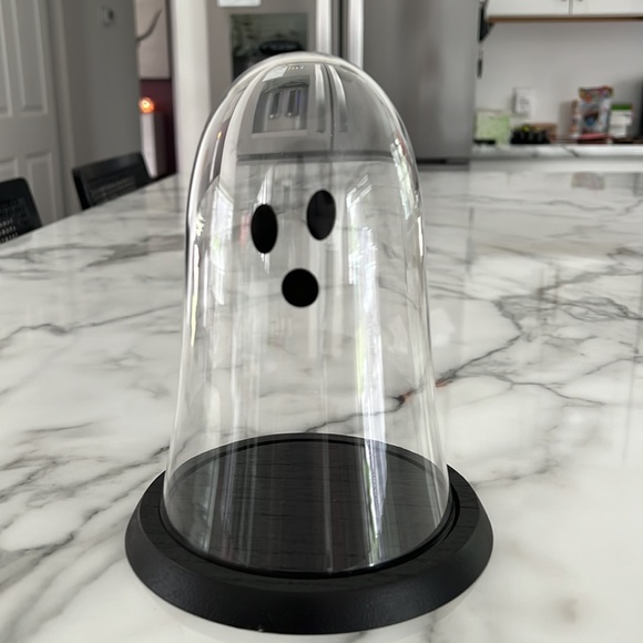 Target Bullseye 2023 - NWT - Ghost Glass Cloche Dome Container - Picture 2 of 8